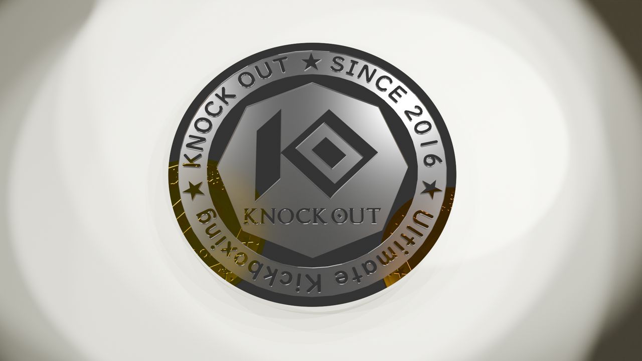 KNOCK OUT COIN SILVER 表面