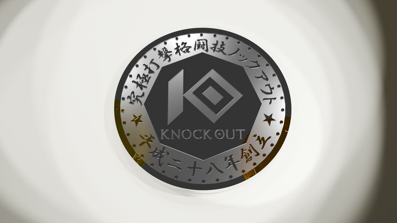 KNOCK OUT COIN SILVER 裏面